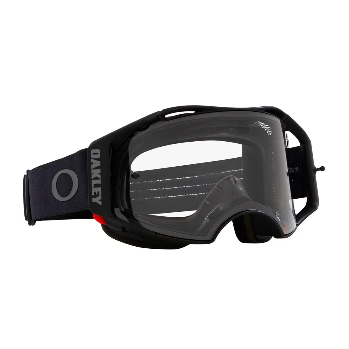OAKLEY AIRBRAKE MTB Black Gunmetal Clear Goggle OO7107-21 - Image 3