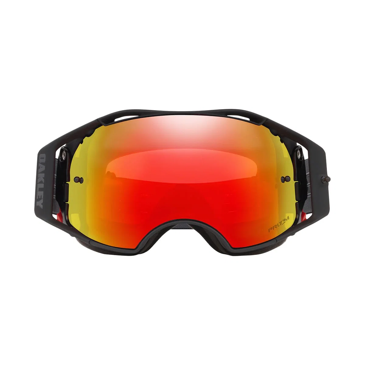 OAKLEY Airbrake MTB Black Gunmetal Prizm Mx Torch Iridium Goggle OO7107-01 - Image 2
