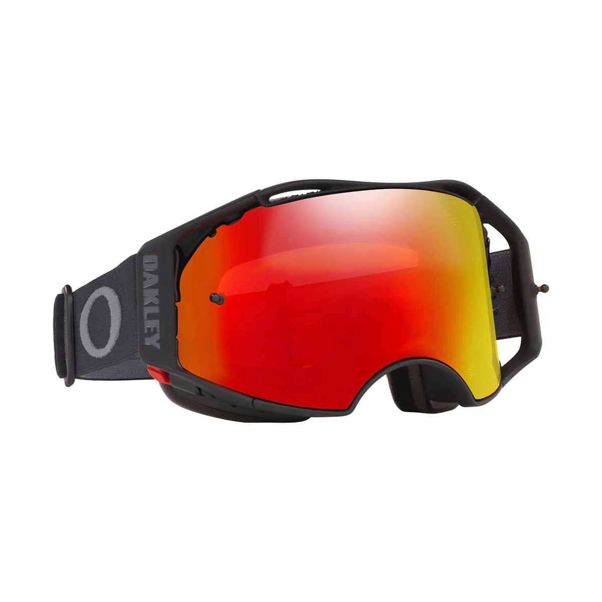 OAKLEY Airbrake MTB Black Gunmetal Prizm Mx Torch Iridium Goggle OO7107-01 - Image 6