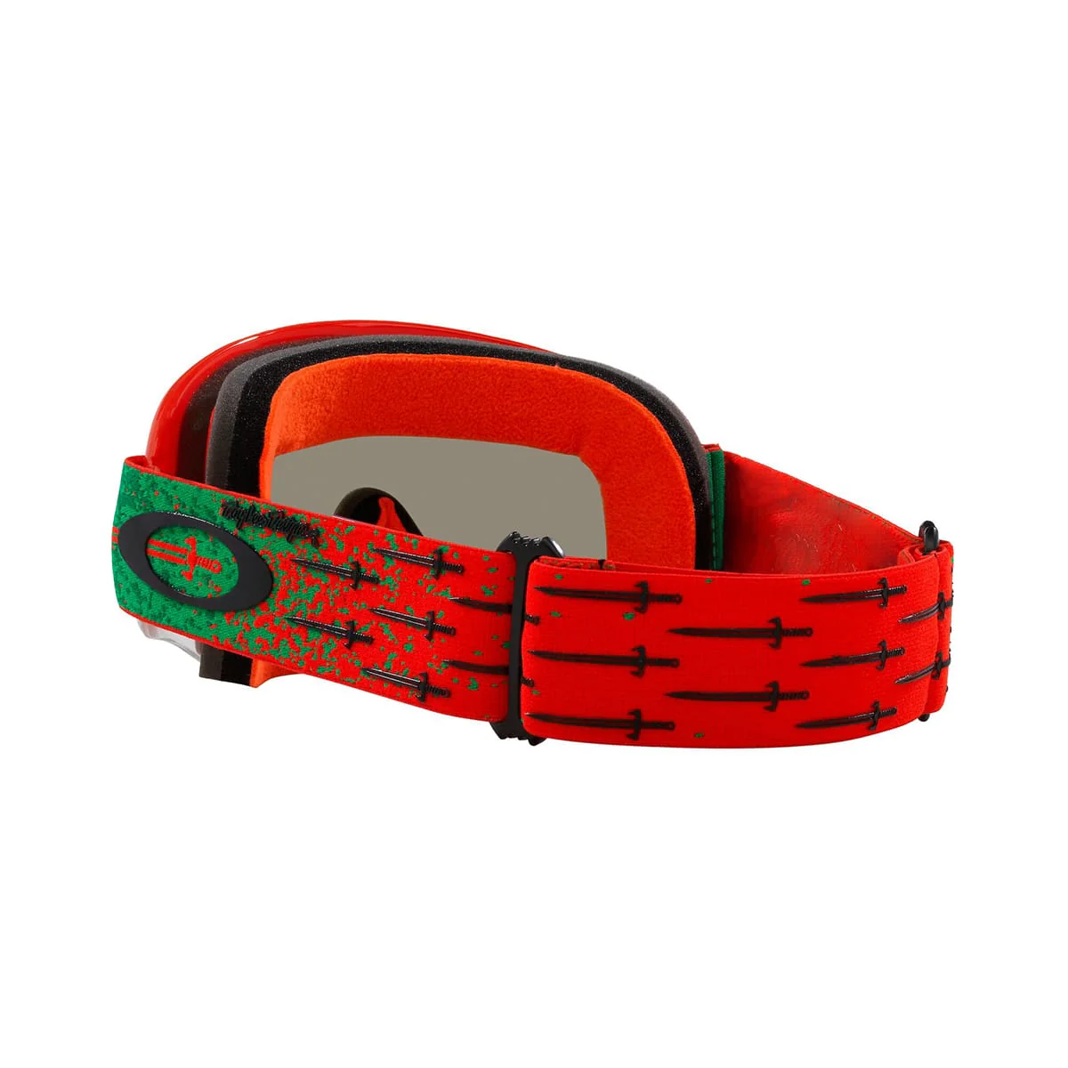 OAKLEY O Frame MX TLD Carrack Orange Dark Grey Goggle OO7029-77 - Image 4