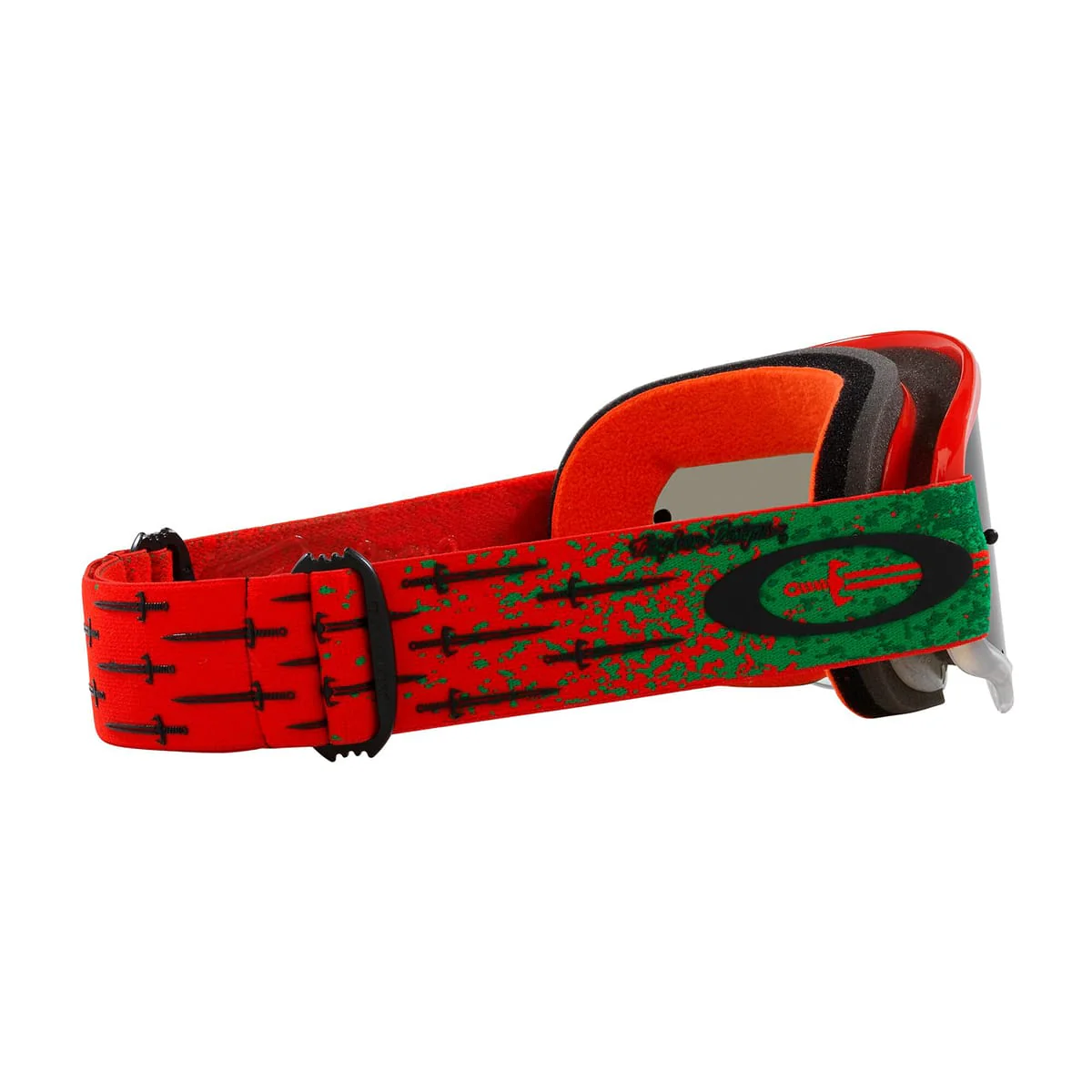 OAKLEY O Frame MX TLD Carrack Orange Dark Grey Goggle OO7029-77 - Image 5