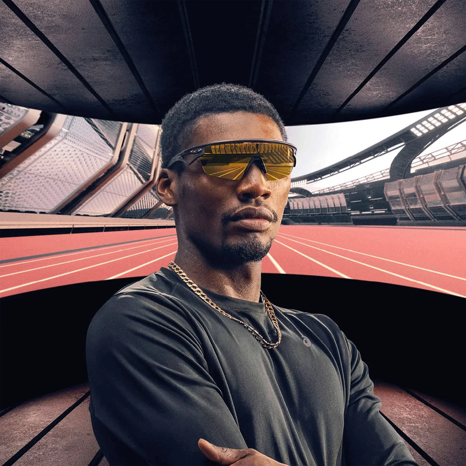 Okulary przeciwsłoneczne OAKLEY SPHAERA Carbon Matt Prizm 24K z polaryzacją - 0OO9403-0436 - Image 8