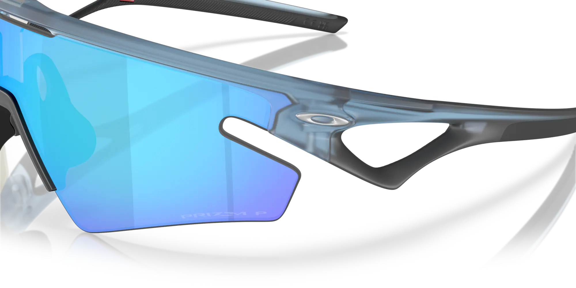 OAKLEY SPHAERA SLASH Matt Transparent Stone Prizm Sapphire Polarized Lens - OO9499-0336 - Image 6