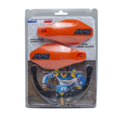 Plastikowa osłona dłoni AVS BASIC pomarańczowa - Image 2