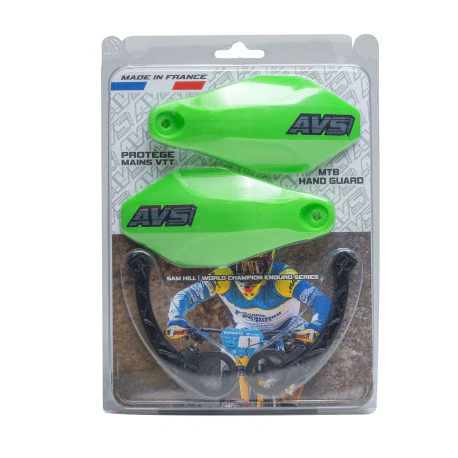 Plastikowa osłona dłoni AVS BASIC zielona - Image 2