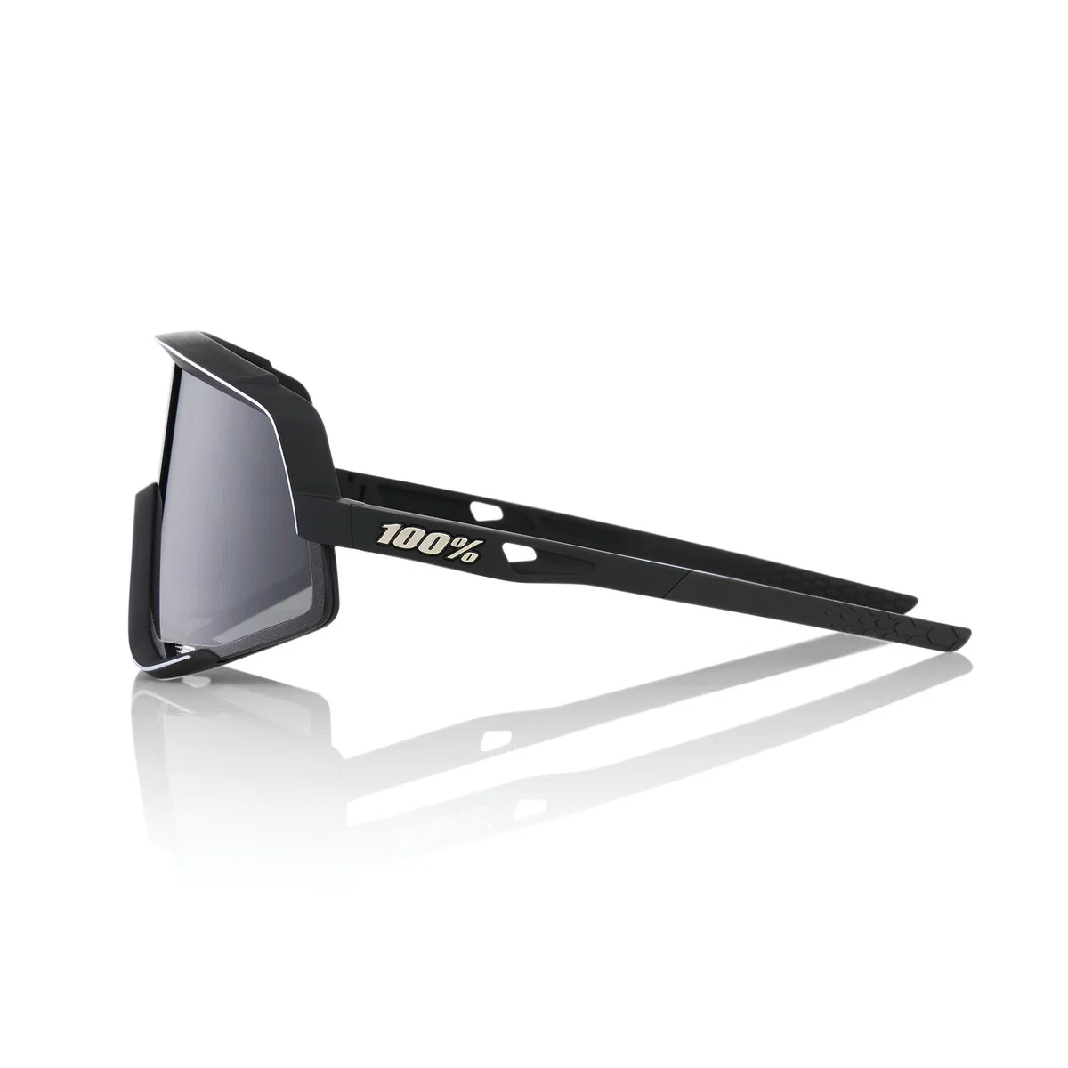 Okulary 100% GLENDALE Soft Tact Black Smoke Lens - Image 3