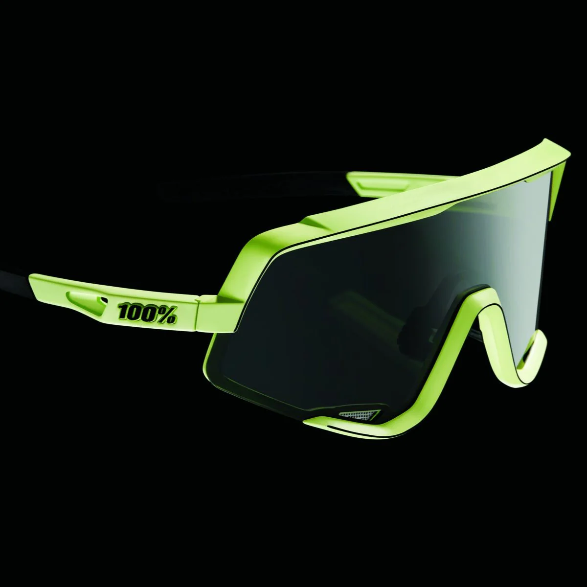 Okulary 100% GLENDALE Soft Tact Glow Yellow Smoke Lens - Image 4
