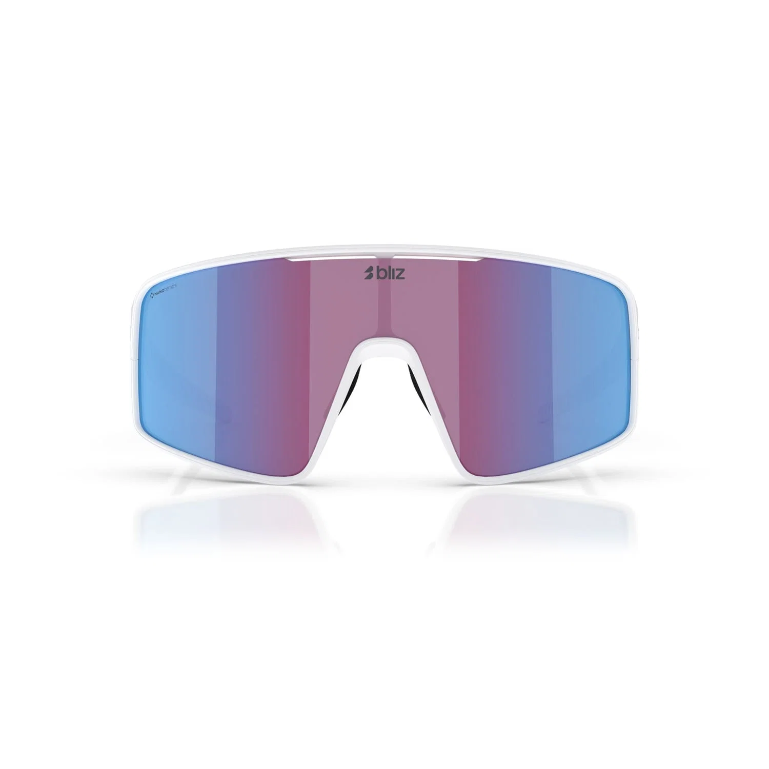 Okulary BLIZ P001 S White Screen Pink Violet Blue Iridium - Image 2