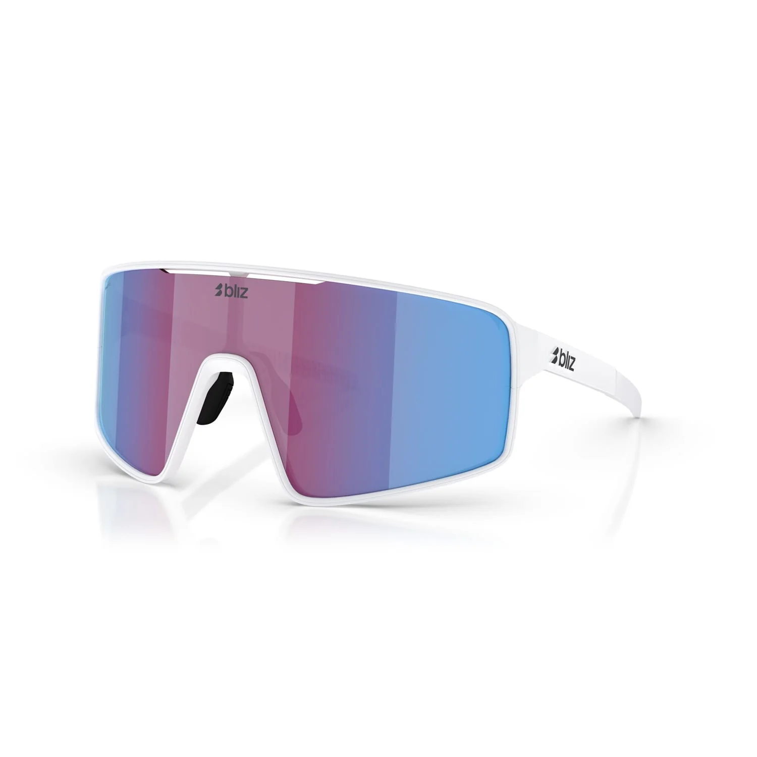 Okulary BLIZ P001 S White Screen Pink Violet Blue Iridium - Image 3