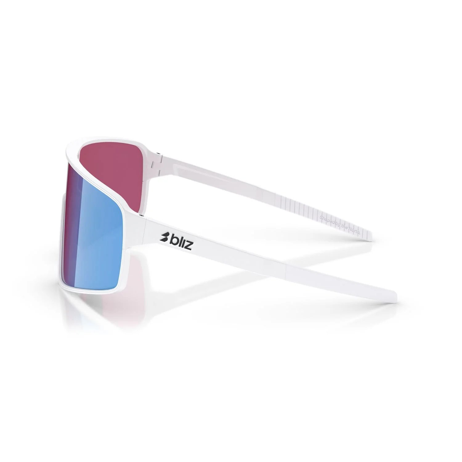 Okulary BLIZ P001 S White Screen Pink Violet Blue Iridium - Image 4
