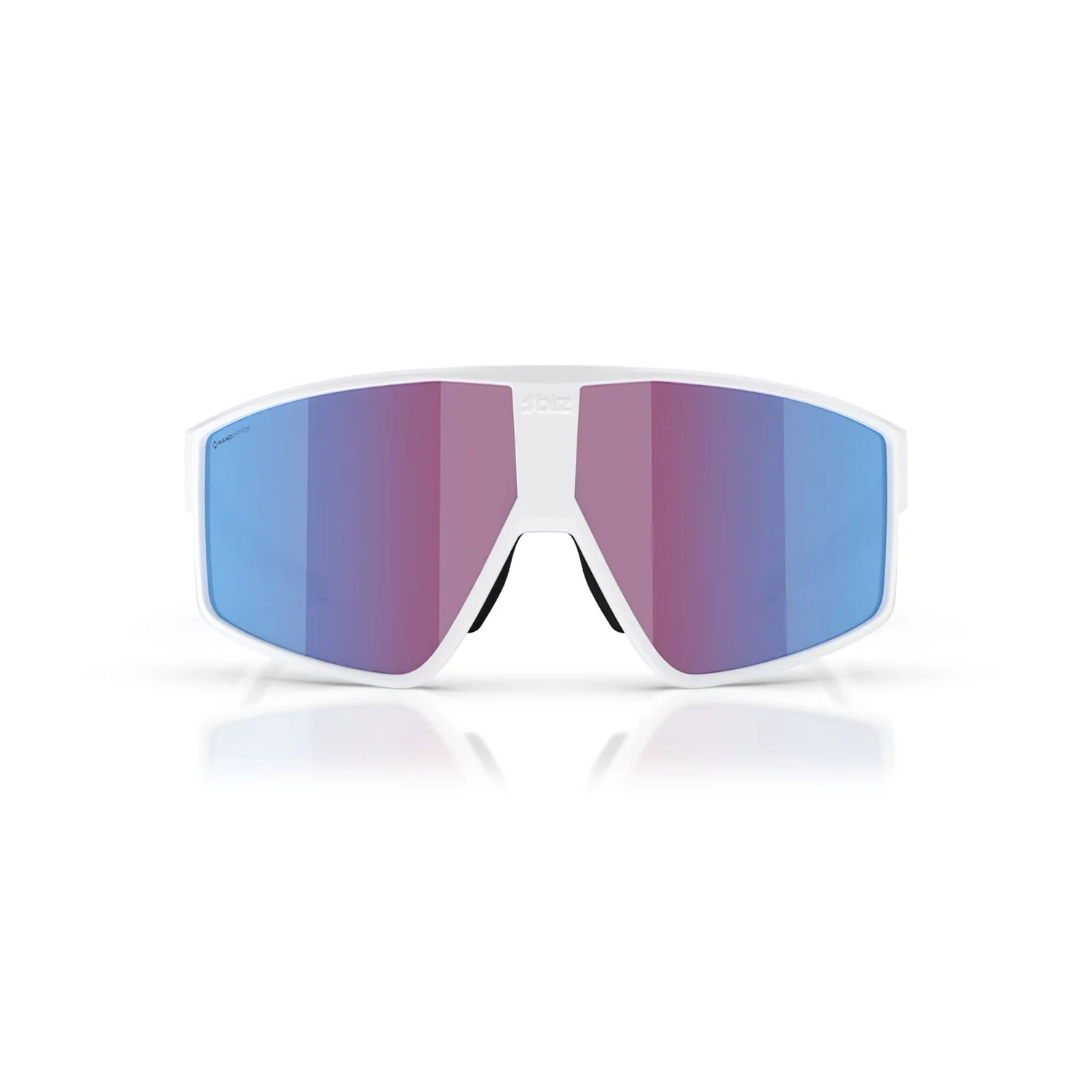 Okulary BLIZ P002 Biały ekran Różowy Fioletowy Niebieski Iridium - Image 2