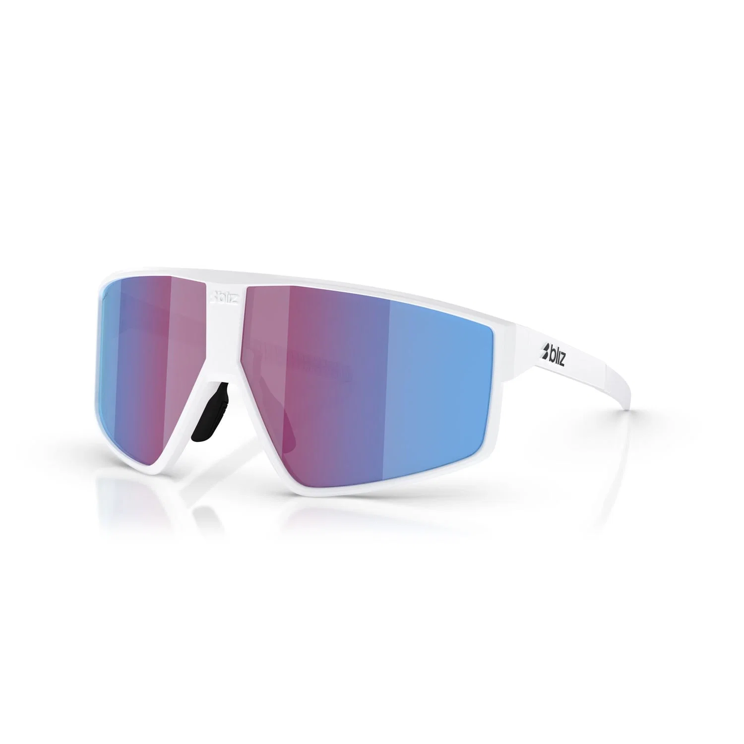 Okulary BLIZ P002 Biały ekran Różowy Fioletowy Niebieski Iridium - Image 3