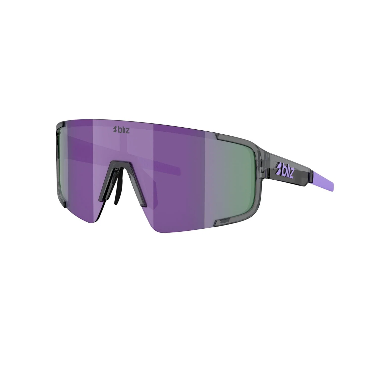Okulary BLIZ P003 SMALL Crystal Black Purple Multii Lens - Image 3