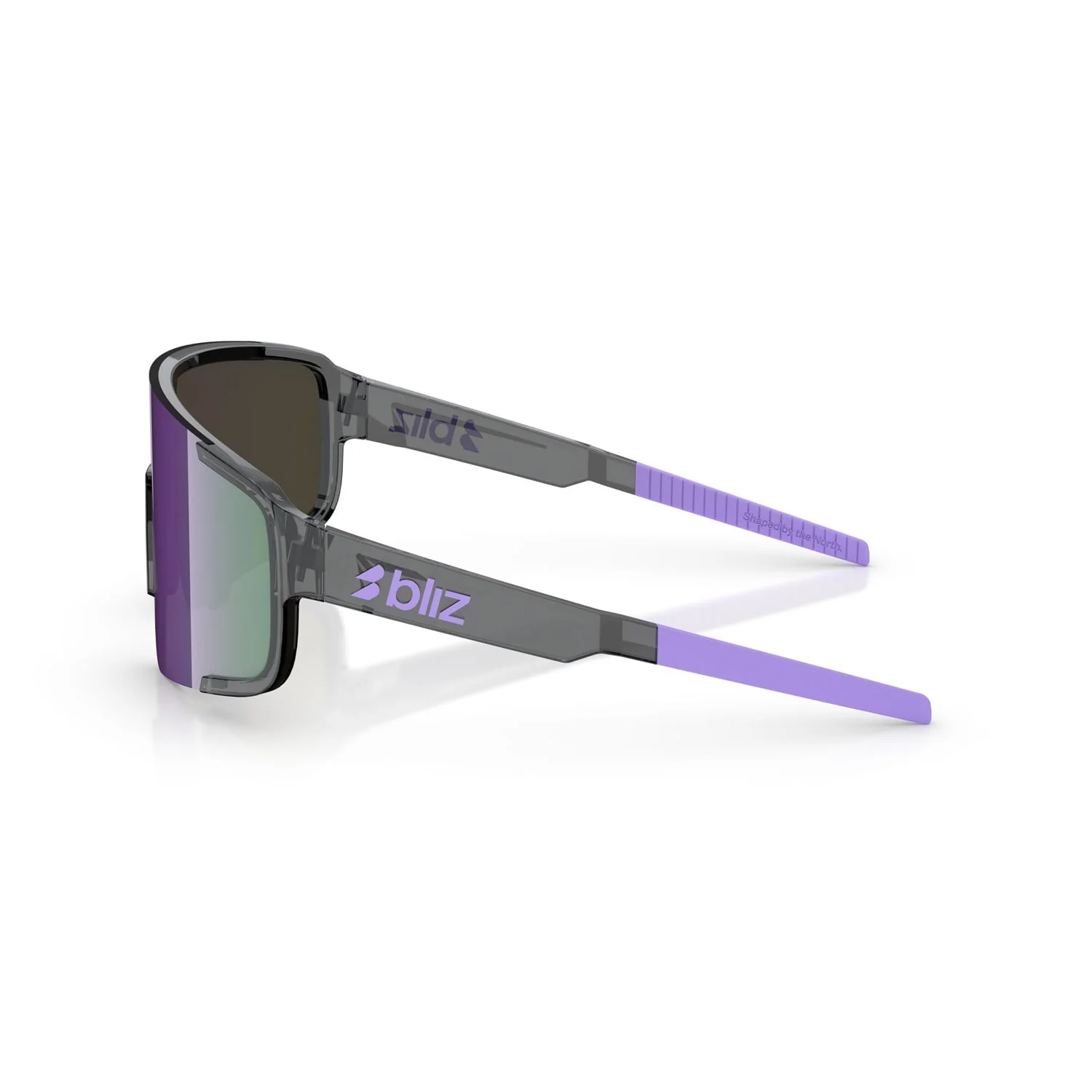 Okulary BLIZ P003 SMALL Crystal Black Purple Multii Lens - Image 6