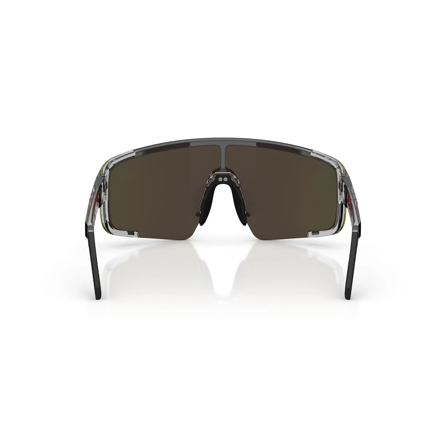 Okulary BLIZ P003 Transparent Grey Lens Red Multi - Image 4