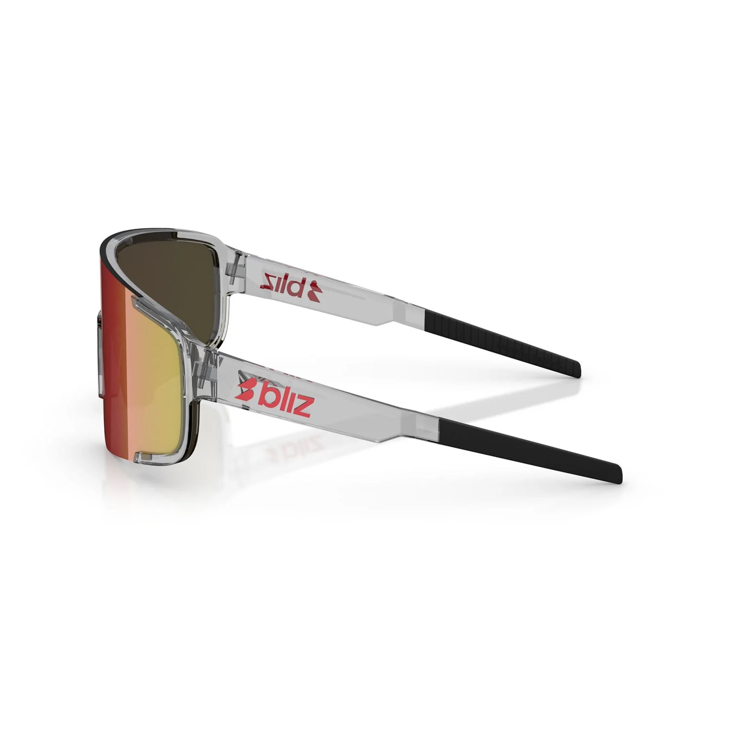 Okulary BLIZ P003 Transparent Grey Lens Red Multi - Image 7