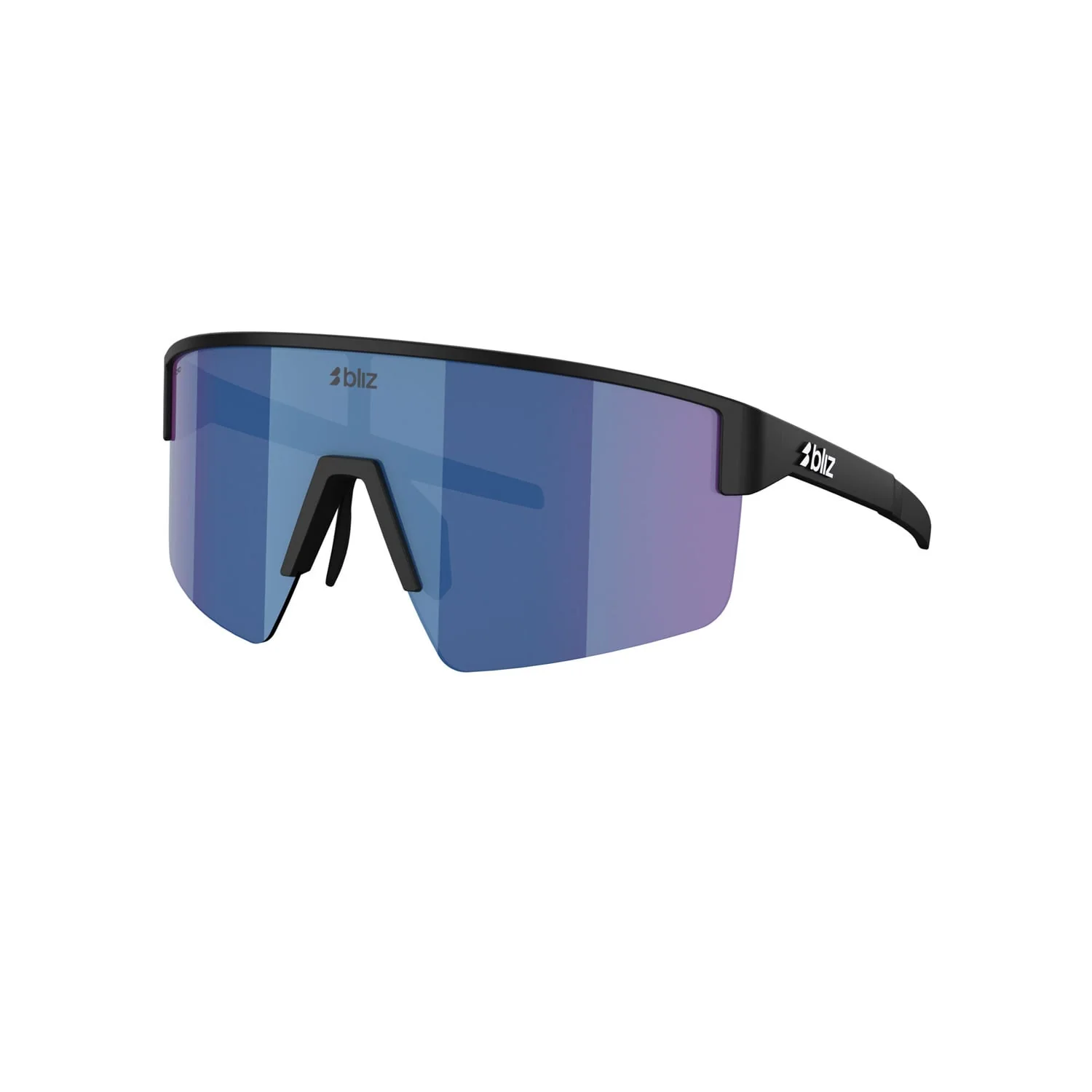 Okulary BLIZ P004 Matt Black z soczewkami Iridium Blue