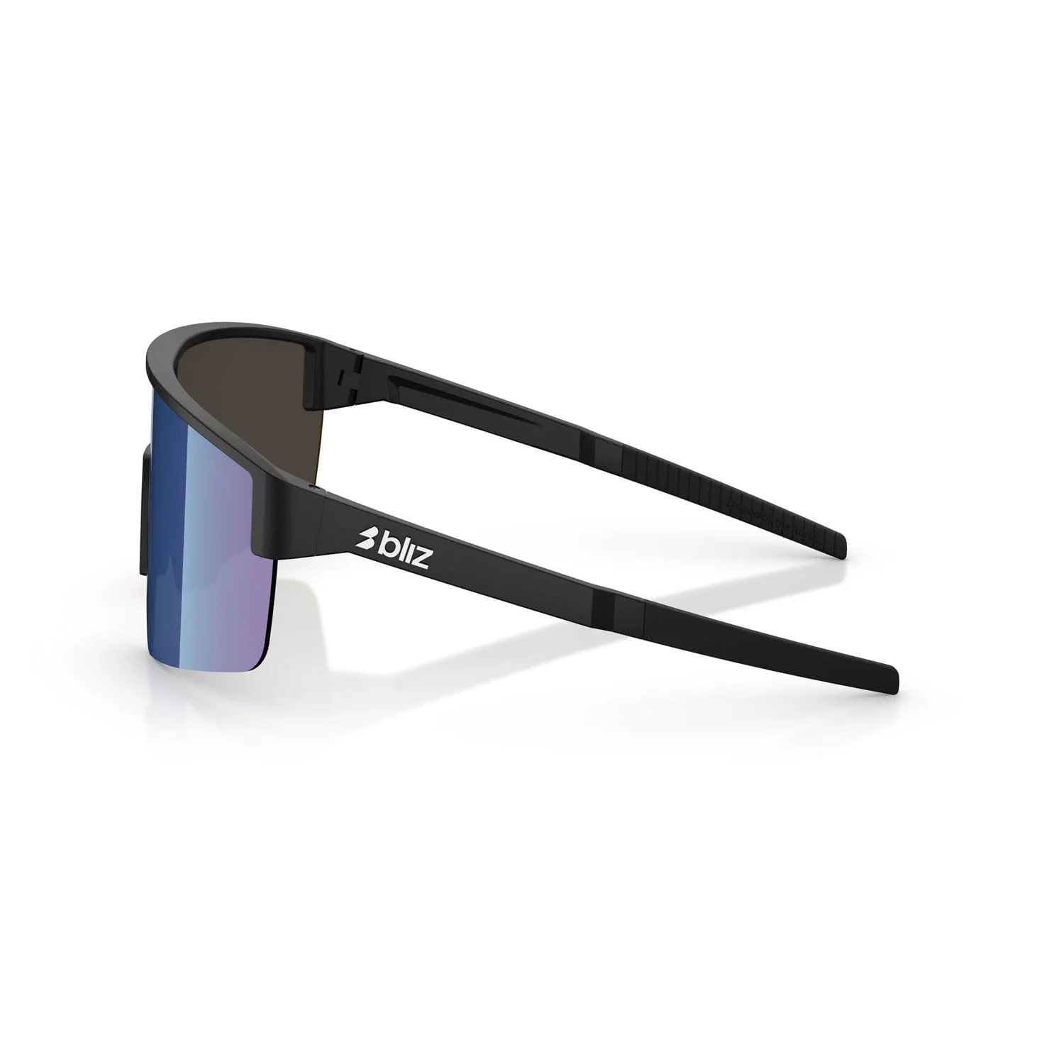 Okulary BLIZ P004 Matt Black z soczewkami Iridium Blue - Image 7