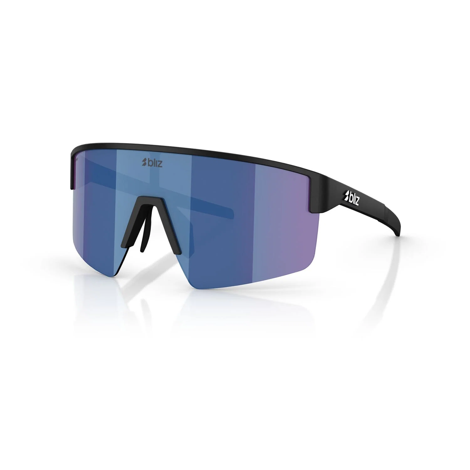 Okulary BLIZ P004 Matt Black z soczewkami Iridium Blue - Image 8