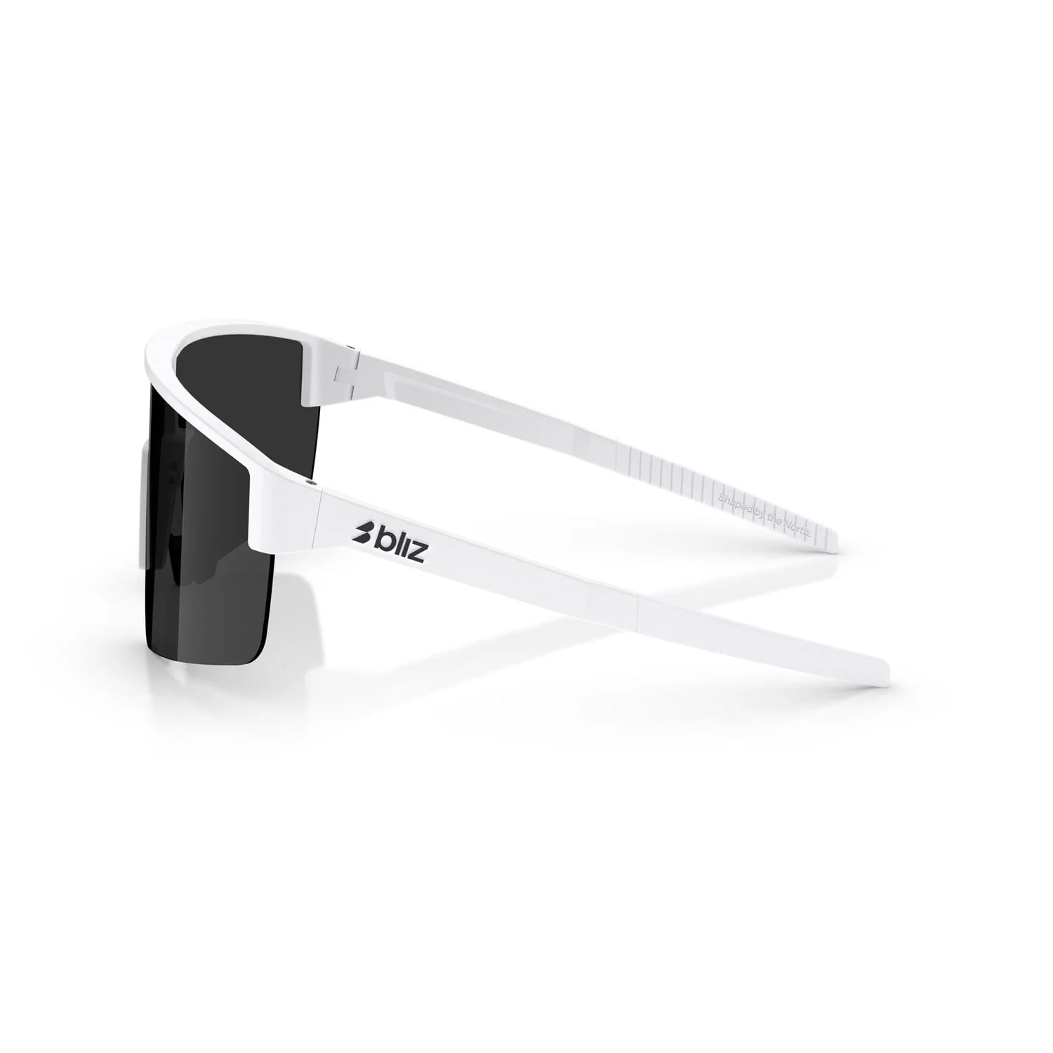 Okulary BLIZ P004 SMALL White Matt Smoke Lens - Image 7