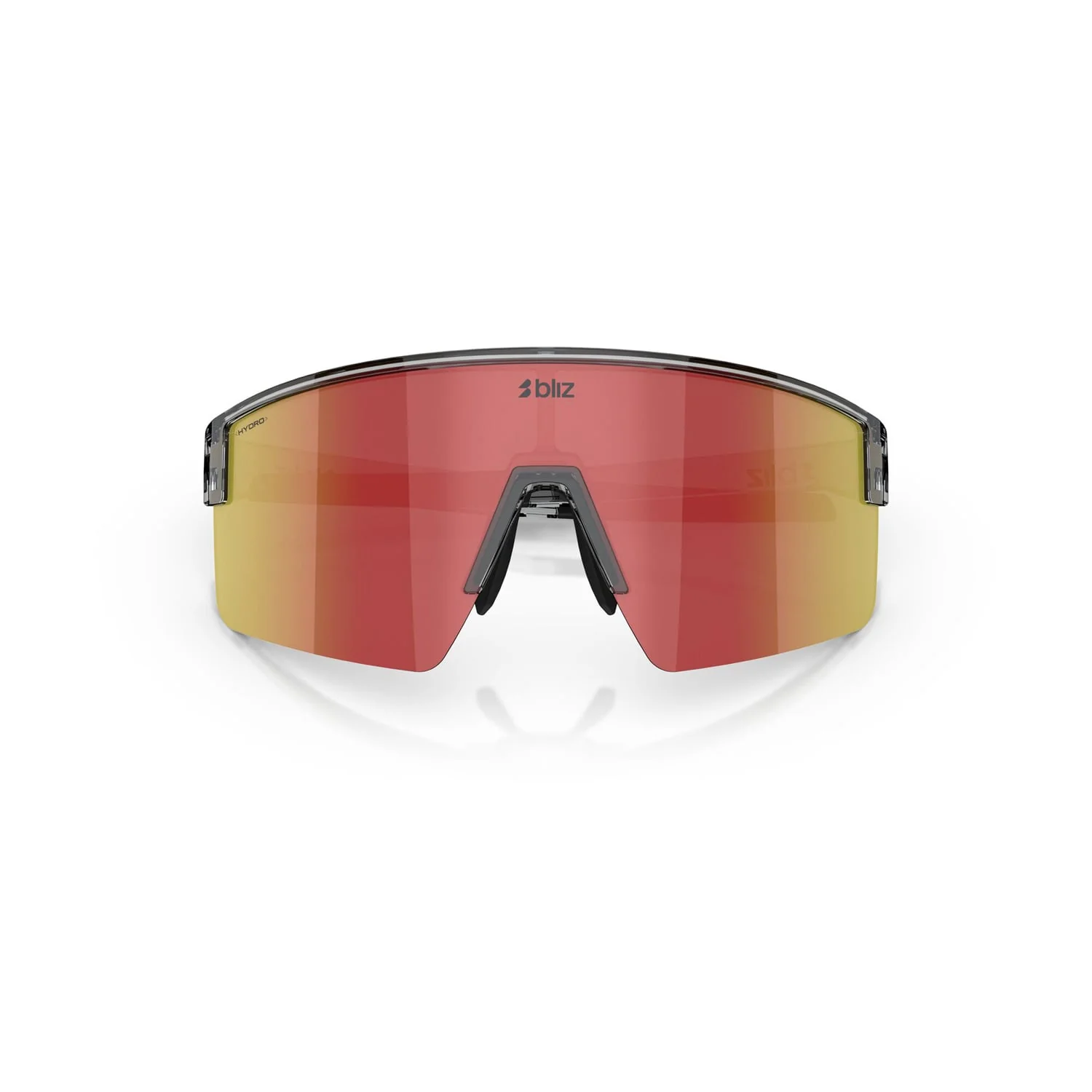 Okulary BLIZ P004 Transparent Grey Lens Red Multi - Image 5
