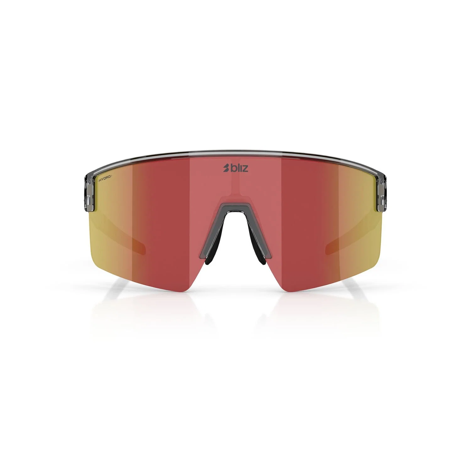 Okulary BLIZ P004 Transparent Grey Lens Red Multi - Image 6