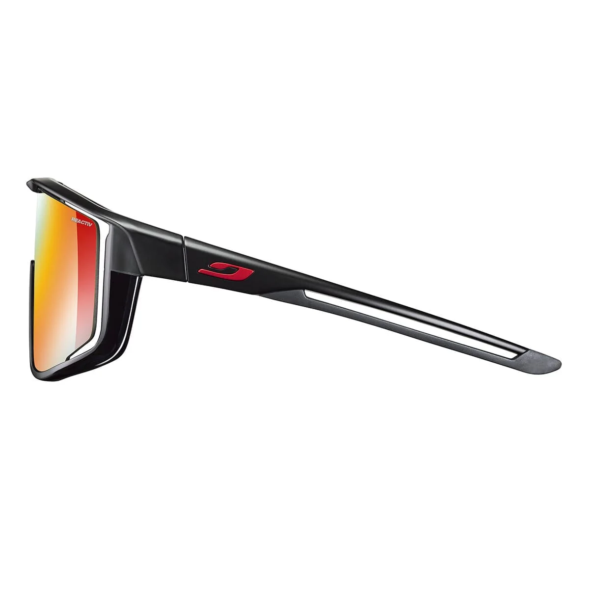 Okulary JULBO FURY przezroczyste czarne Reactiv Light Amplifer fotochromowe - Image 3