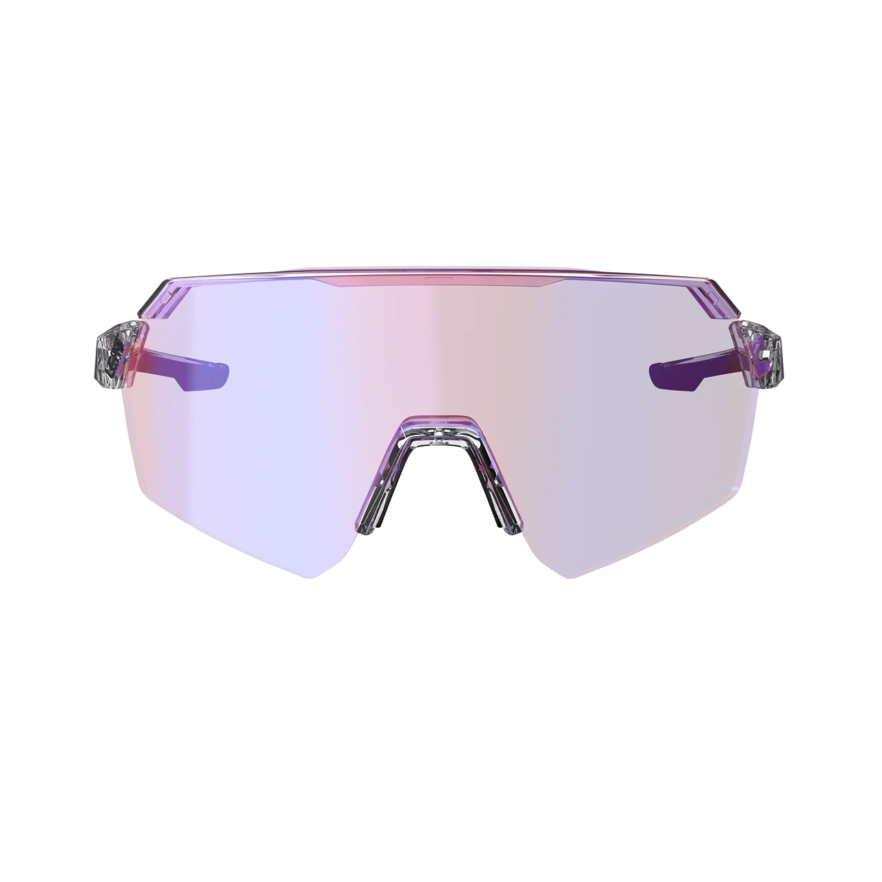 LEATT RIDEVIZ LITE LARGE Okulary bezbarwne Iriz Crystal Fuschia Lens - Image 2
