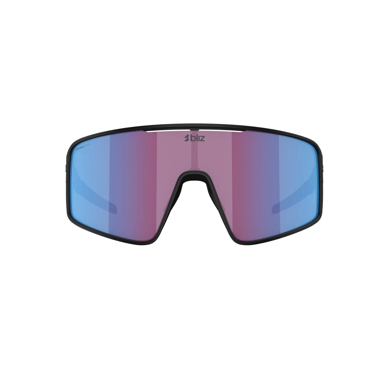 Okulary BLIZ P001 Matt Black Pink Violet Iridium Blue Screen - Image 2