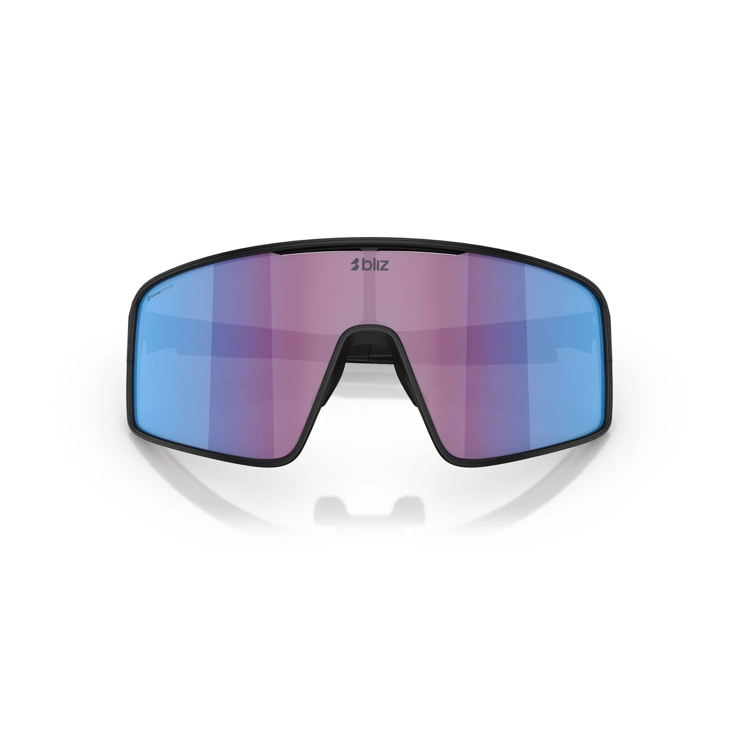 Okulary BLIZ P001 Matt Black Pink Violet Iridium Blue Screen - Image 5