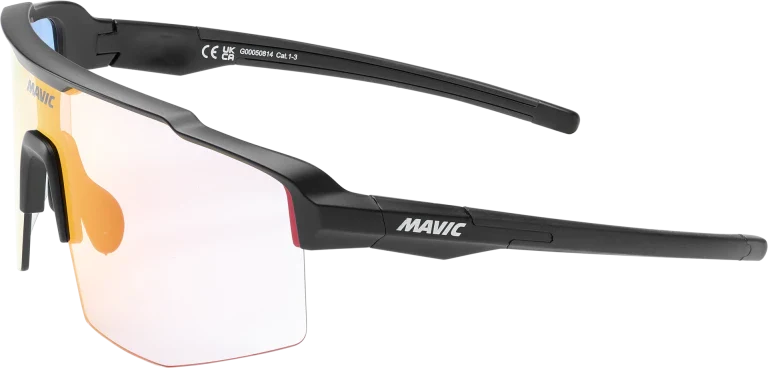 Gogle MAVIC MVS SHIELD czarno-czerwone soczewki fotochromowe - Image 3
