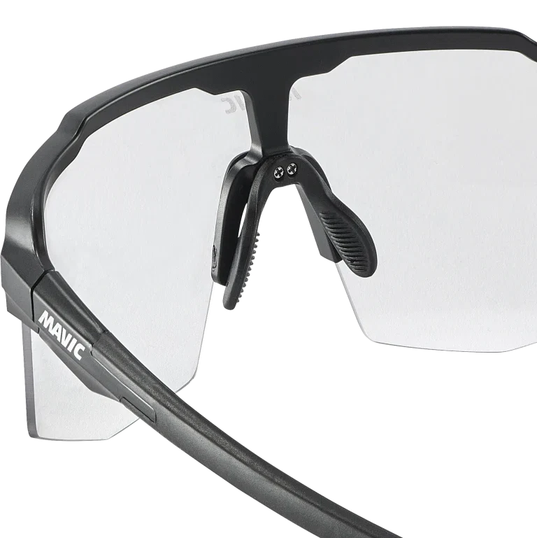 Okulary MAVIC MVS SHIELD z czarnymi, przezroczystymi soczewkami - Image 2