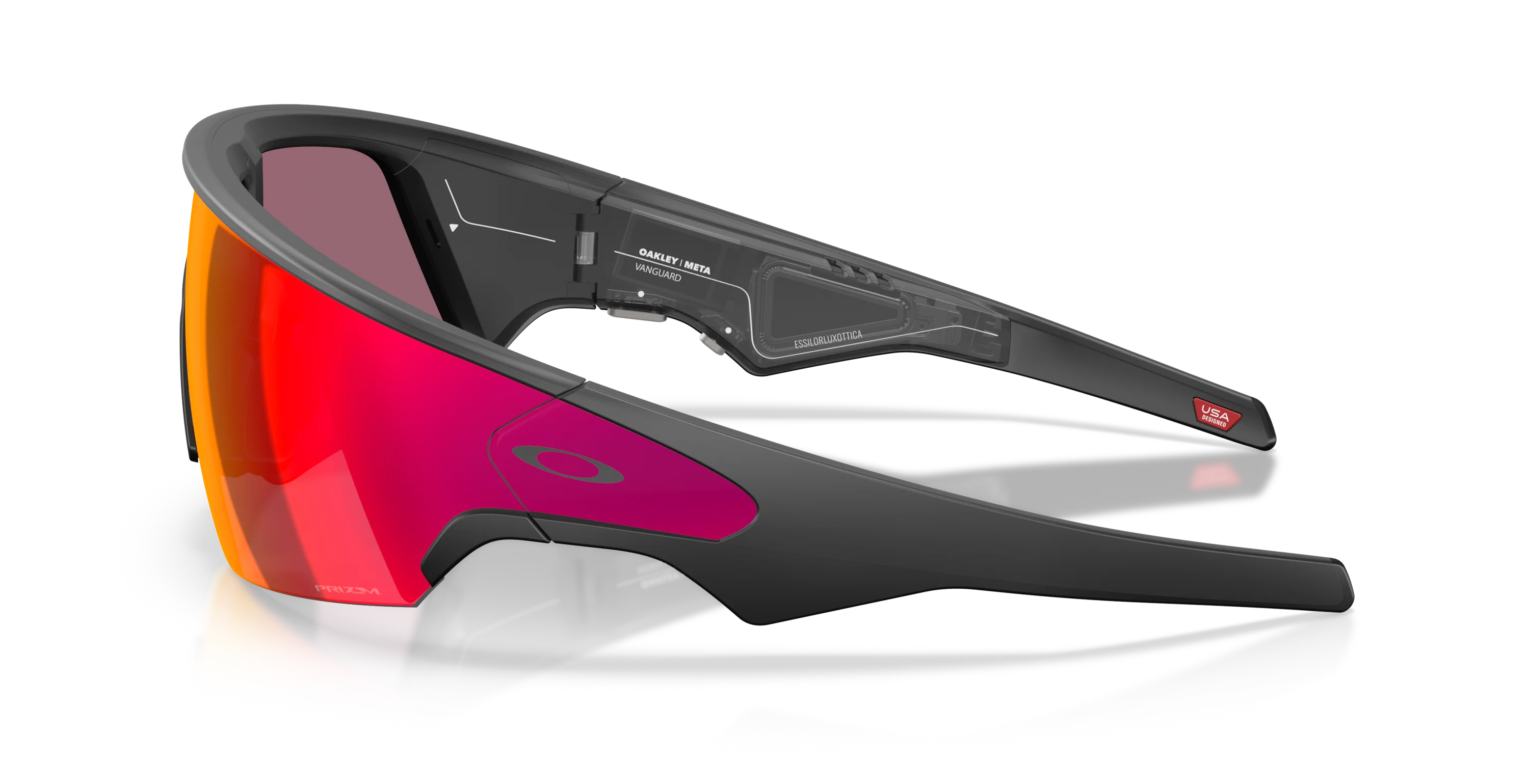 Okulary OAKLEY VANGUARD META z czarnymi soczewkami Prizm Road - Image 3