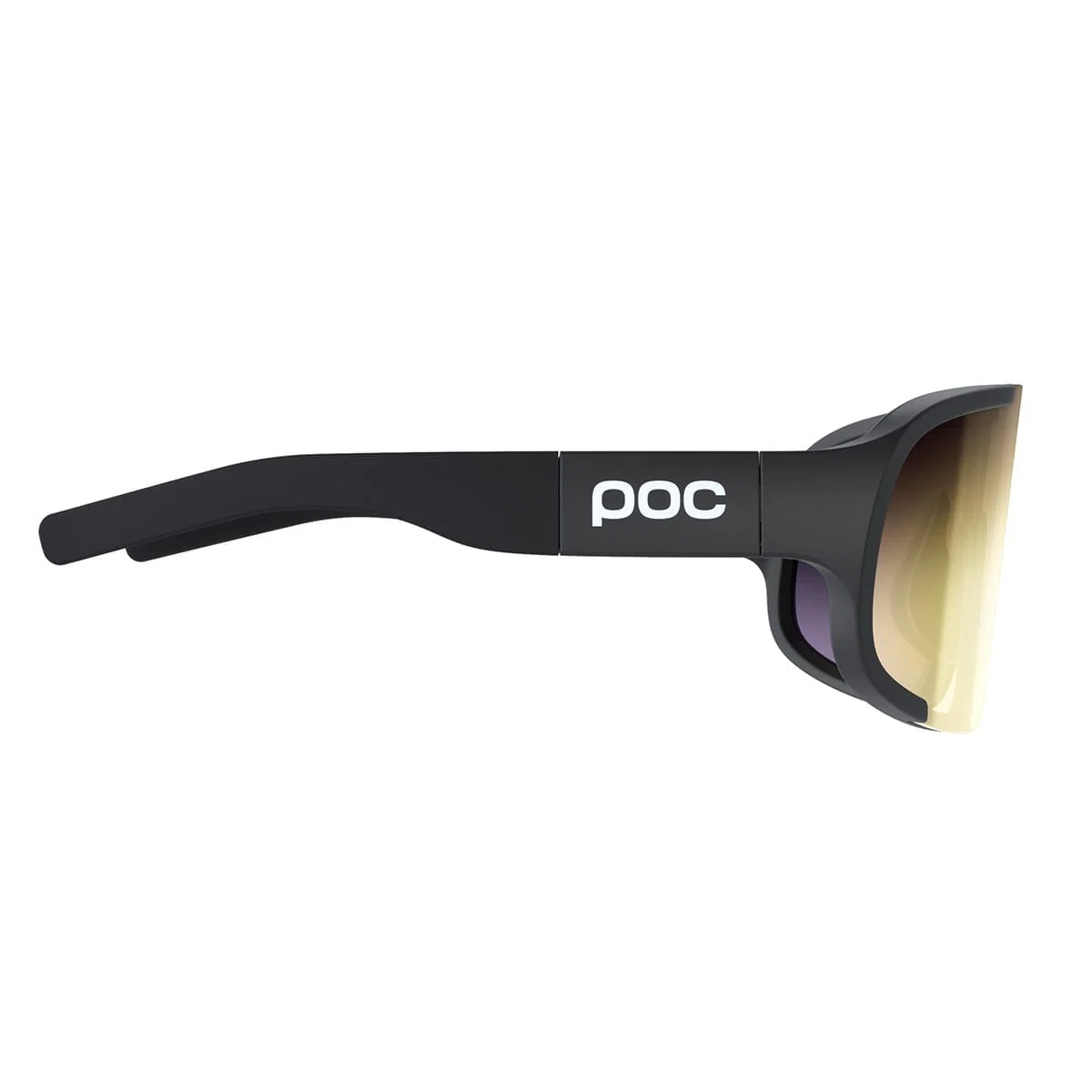 Okulary POC ASPIRE MID Black Clarity Road Partly Sunny Gold Lens - Image 3