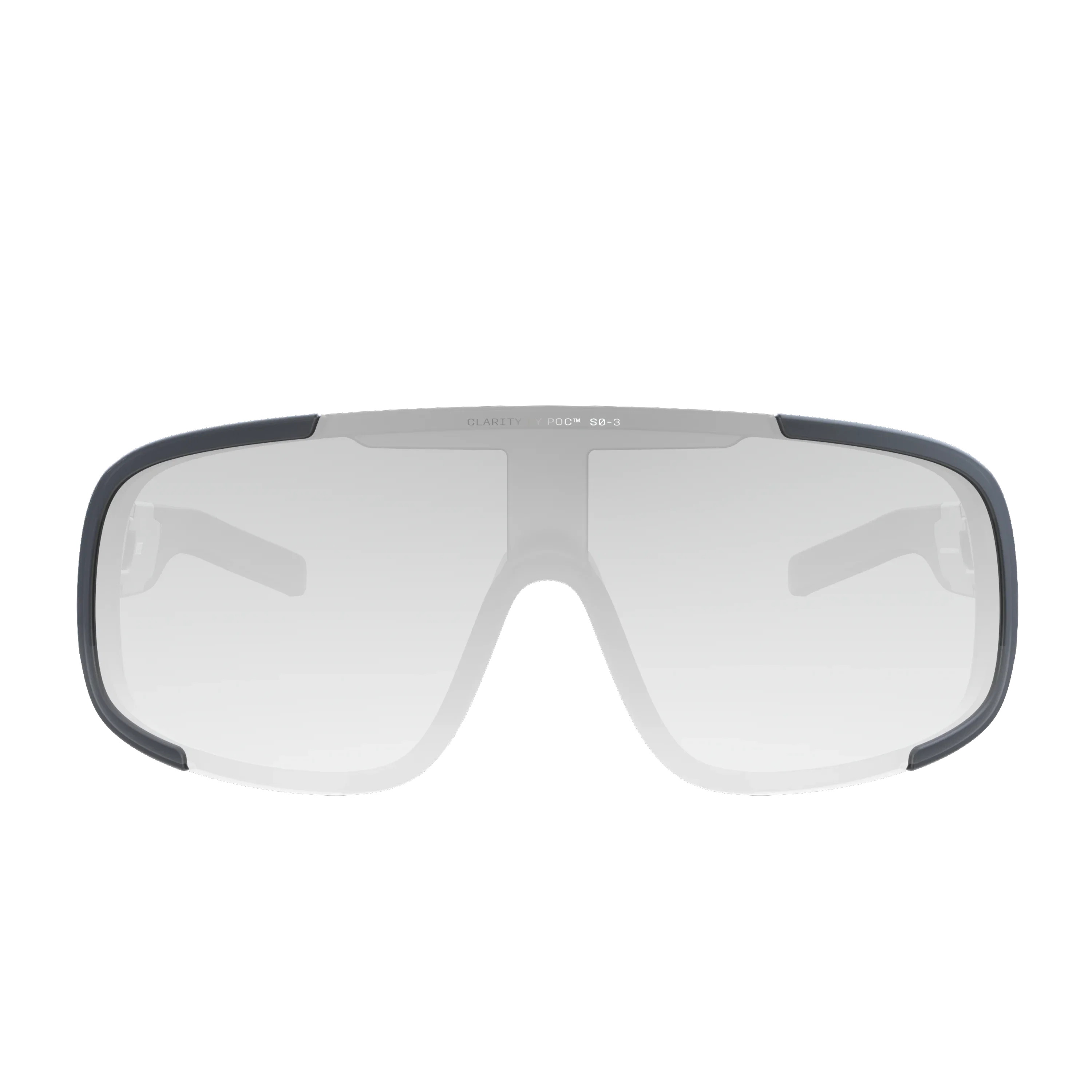 POC ASPIIRE Półprzezroczyste czarne okulary z przejrzystymi soczewkami fotochromowymi - Image 2
