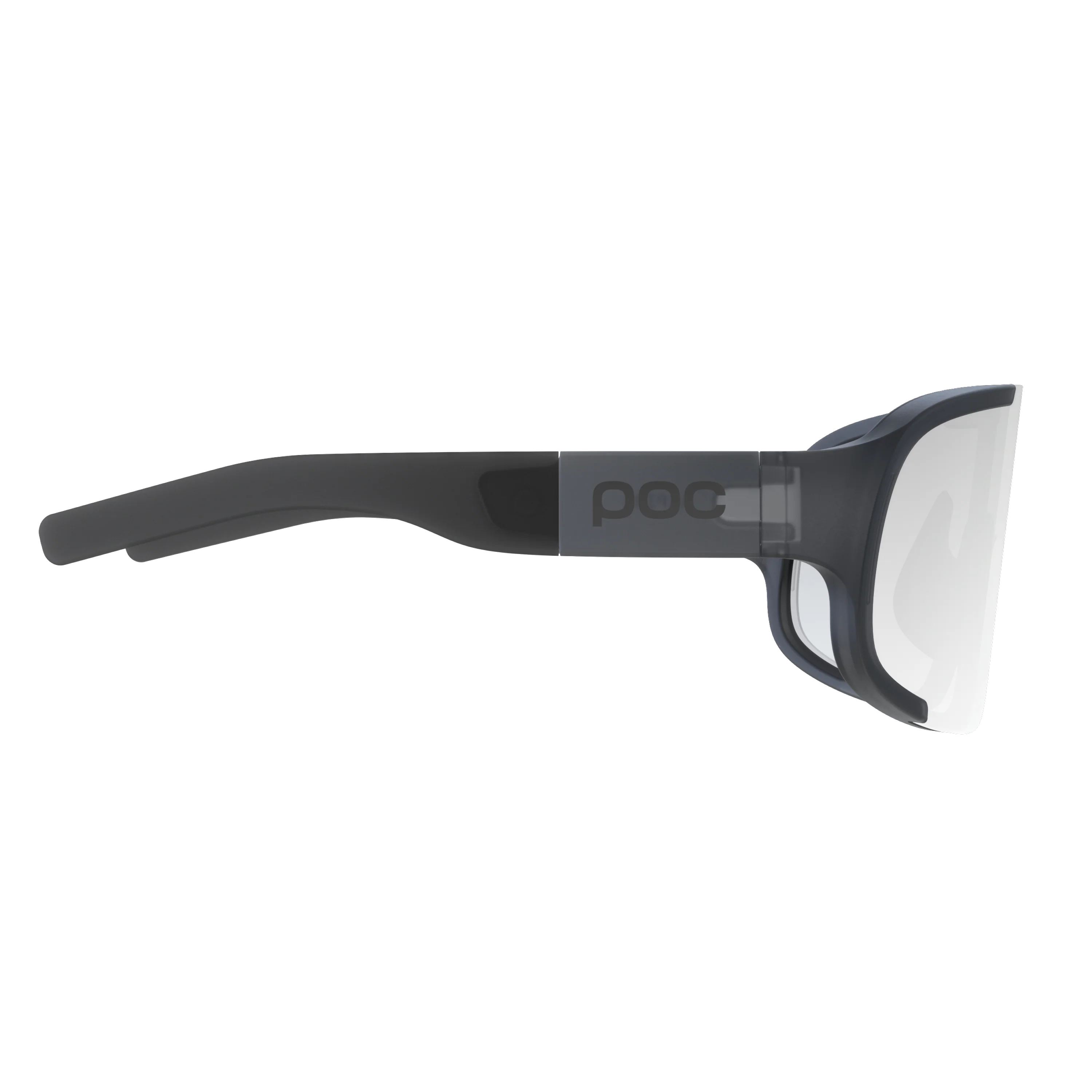 POC ASPIIRE Półprzezroczyste czarne okulary z przejrzystymi soczewkami fotochromowymi - Image 3