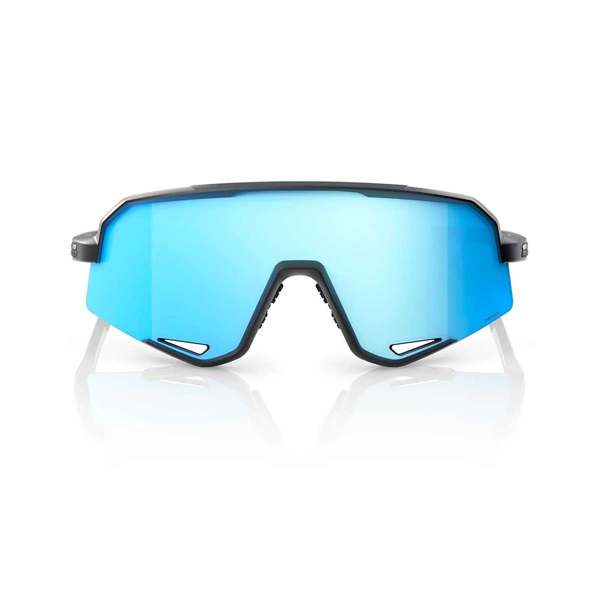 Okulary przeciwsłoneczne 100% SLENDALE Black Matt Hipper Mirror Blue - Image 2