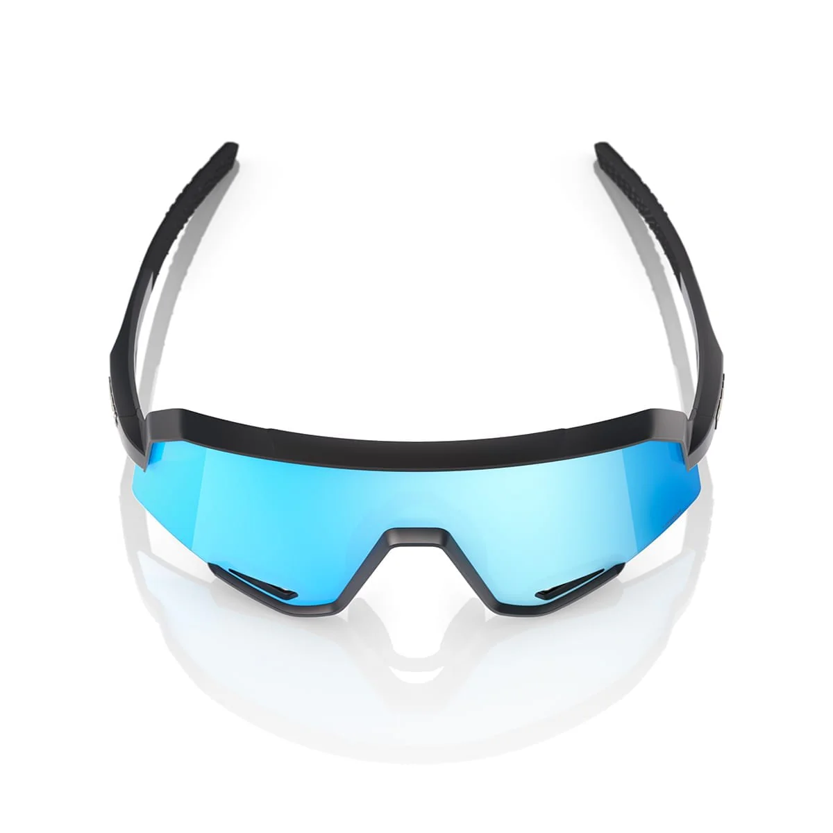 Okulary przeciwsłoneczne 100% SLENDALE Black Matt Hipper Mirror Blue - Image 4