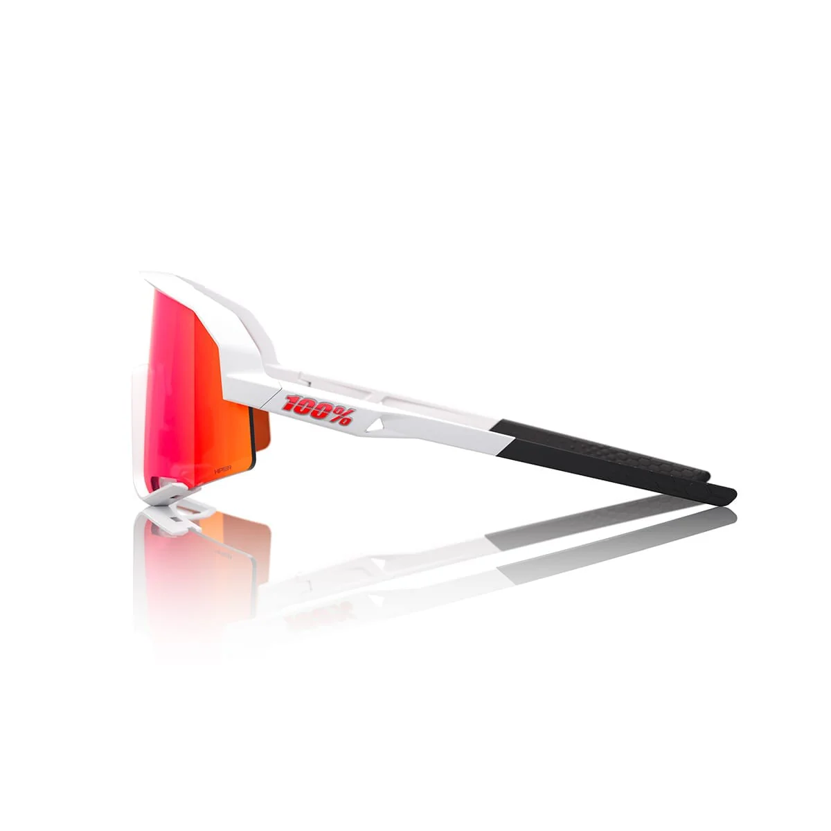 Okulary przeciwsłoneczne 100% SLENDALE Soft White Hiper Mirror Red - Image 3