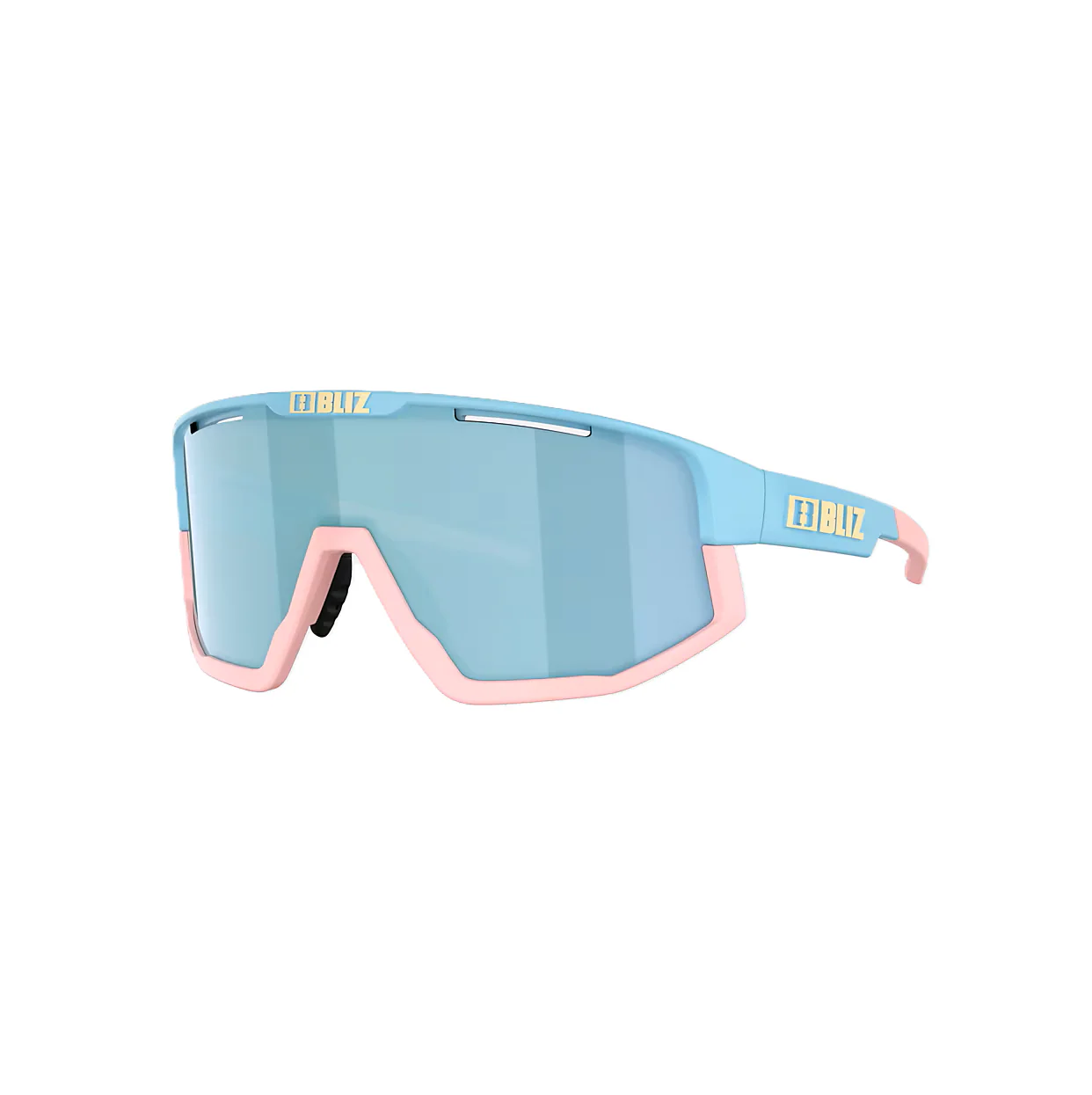 Okulary BLIZ FUSION SMALL Pastel Blue Matt Smoked Glacier Blue Soczewki