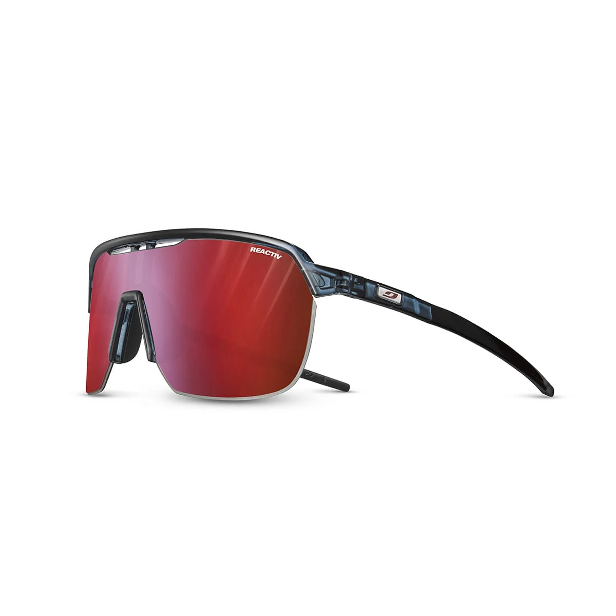 Okulary fotochromowe JULBO FREQUENCY Translucent Blue/Black Reactiv o wysokim kontraście