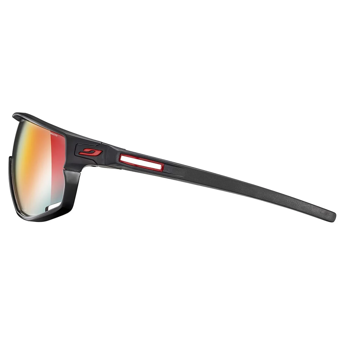 Okulary przeciwsłoneczne JULBO RUSH Matte Black/Brilliant Black Reactiv Light Amplifer Photochromic - Image 3