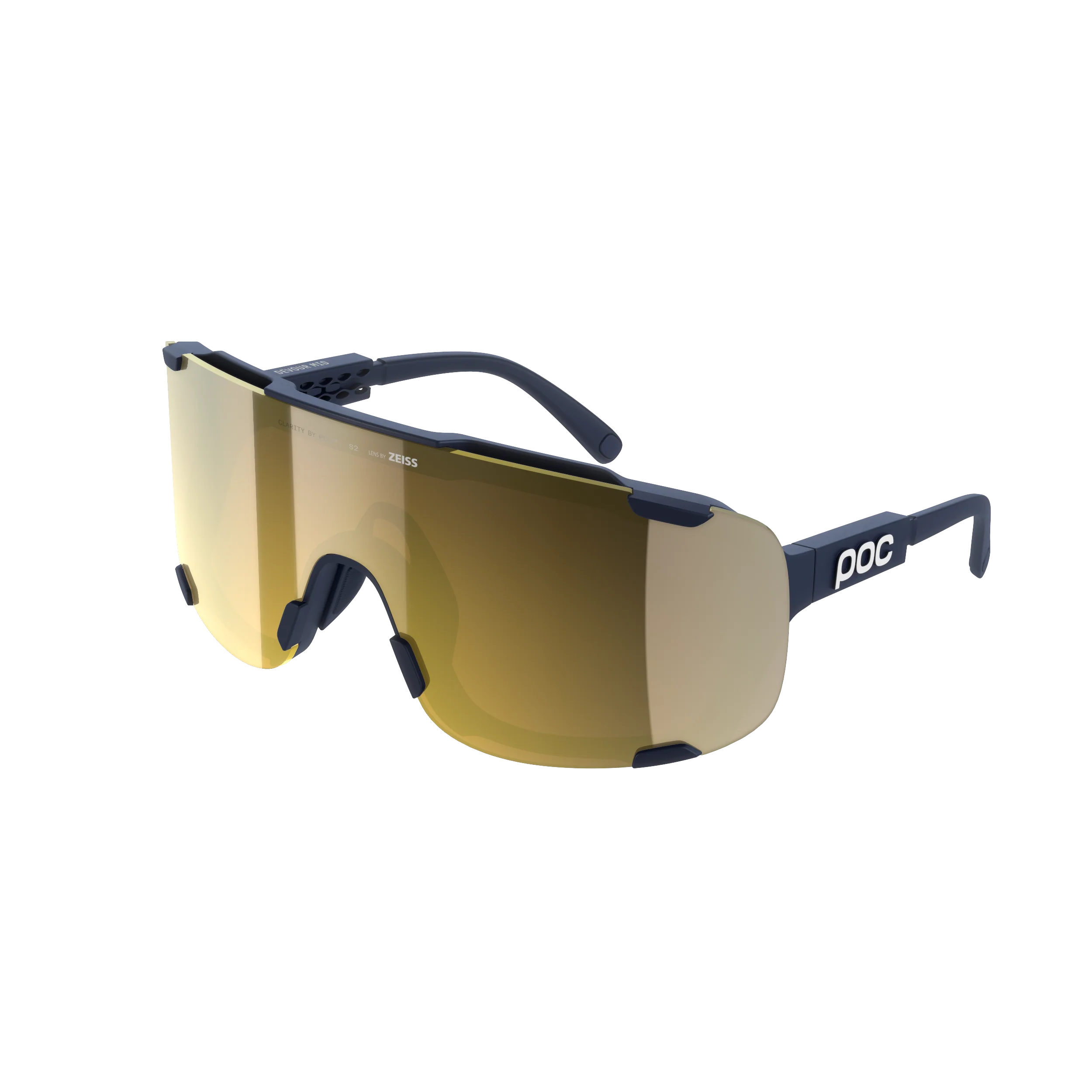Okulary przeciwsłoneczne POC DEVOUR MID Marine Clarity Road Partly Sunny Gold Lens