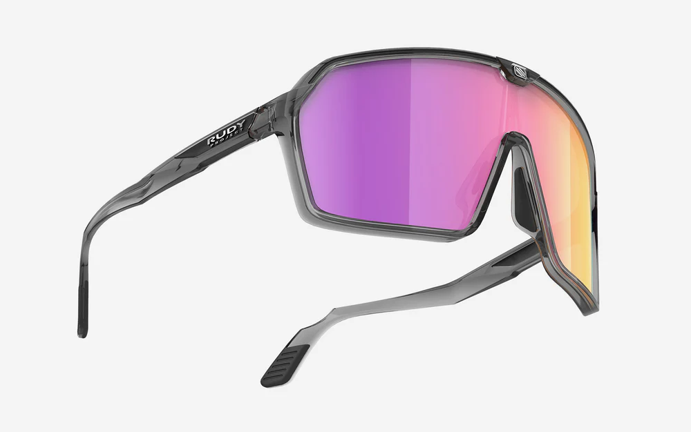 Okulary przeciwsłoneczne RUDY PROJECT SPINSHIELD Crystal Ash RP Optics Multilaser Sunset Lenses - Image 3