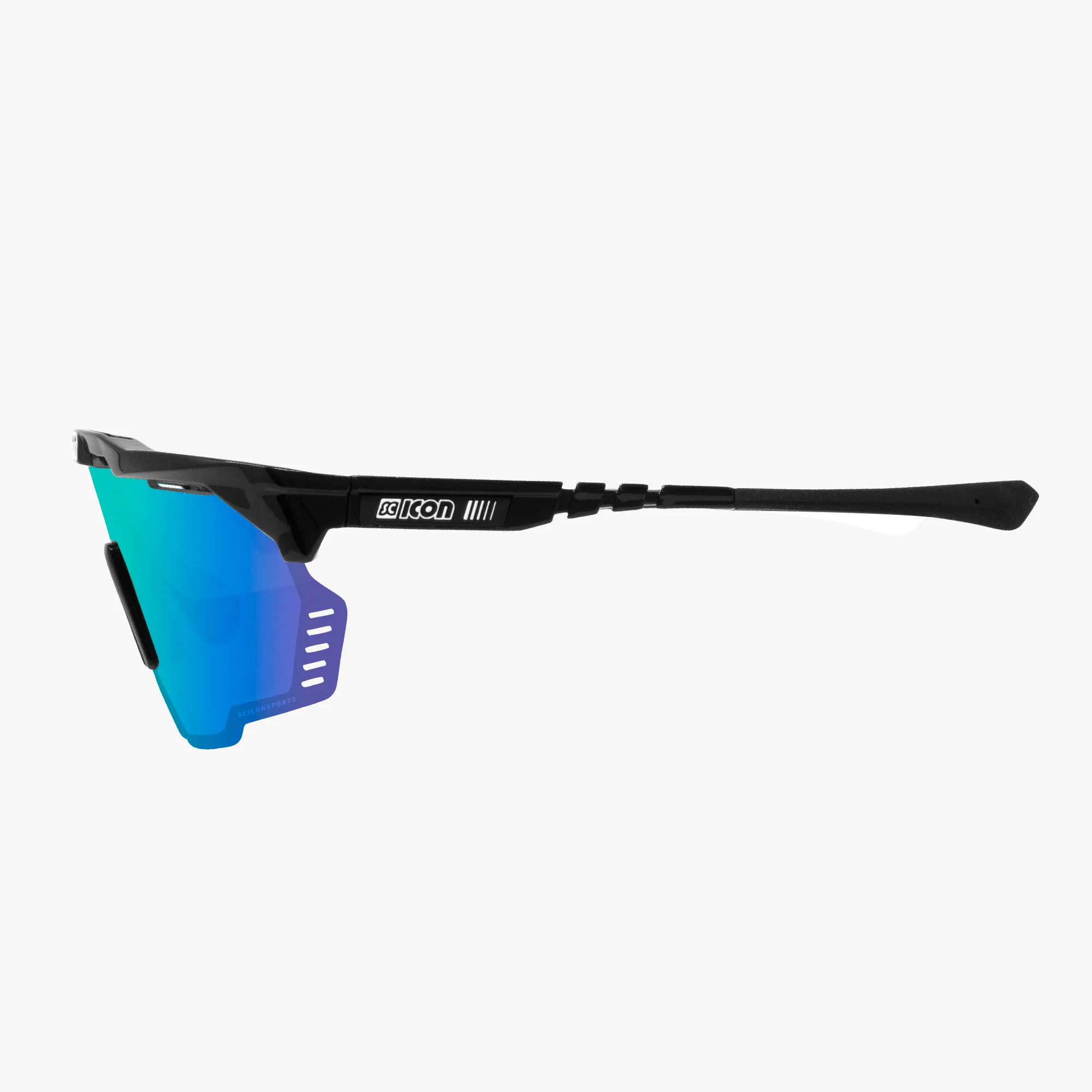 Okulary przeciwsłoneczne SCICON AEROSHADE KUNKEN Black Multimirror Blue - Image 3