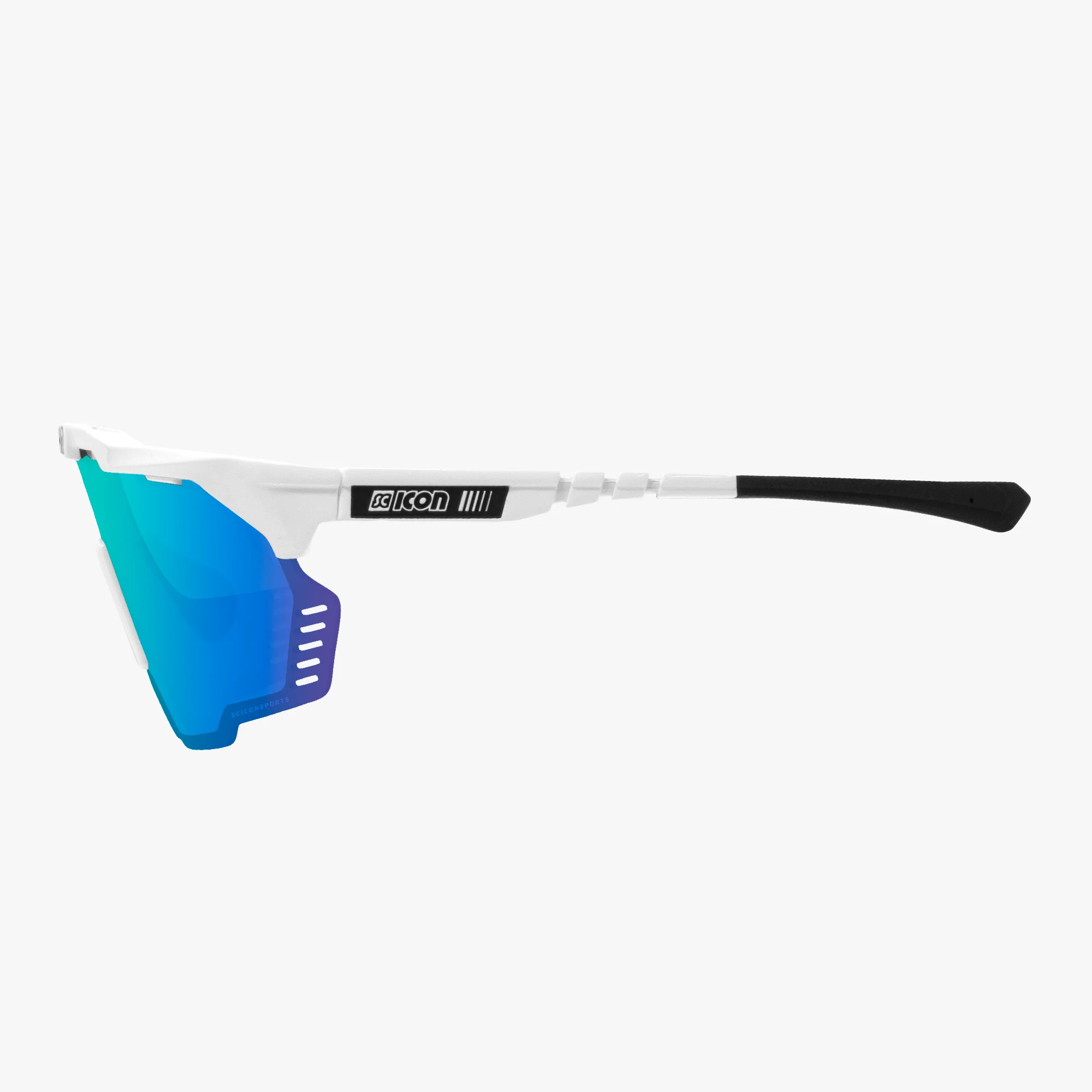 Okulary przeciwsłoneczne SCICON AEROSHADE KUNKEN White Multimirror Blue - Image 3