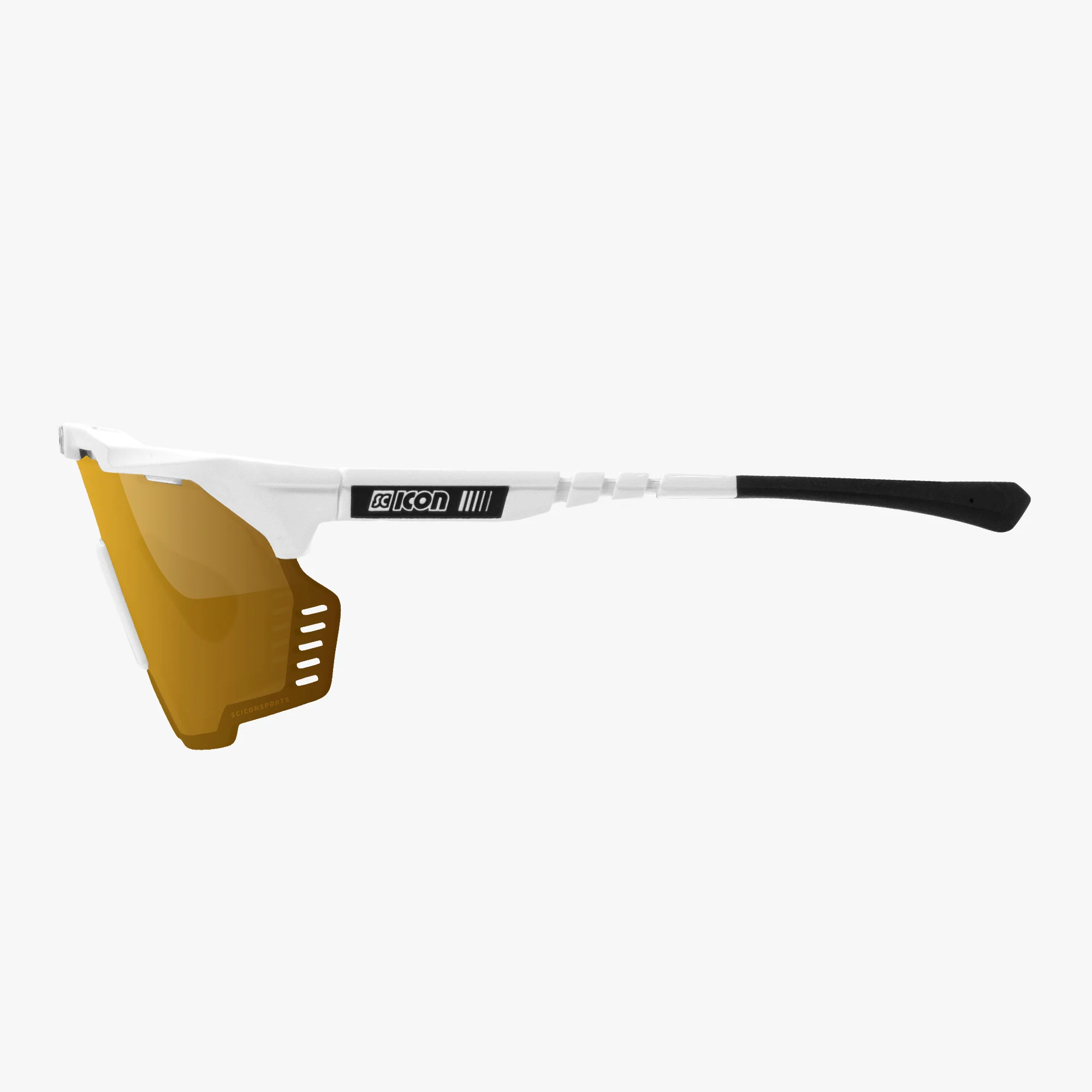 Okulary przeciwsłoneczne SCICON AEROSHADE KUNKEN White Multimirror Bronze - Image 4