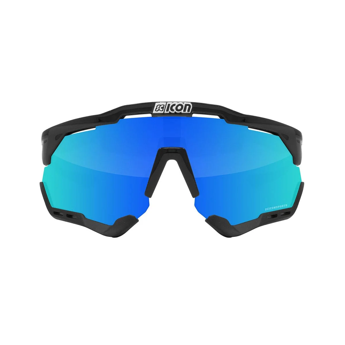 Okulary SCICON AEROSHADE XL Black Iridium Blue - Image 2