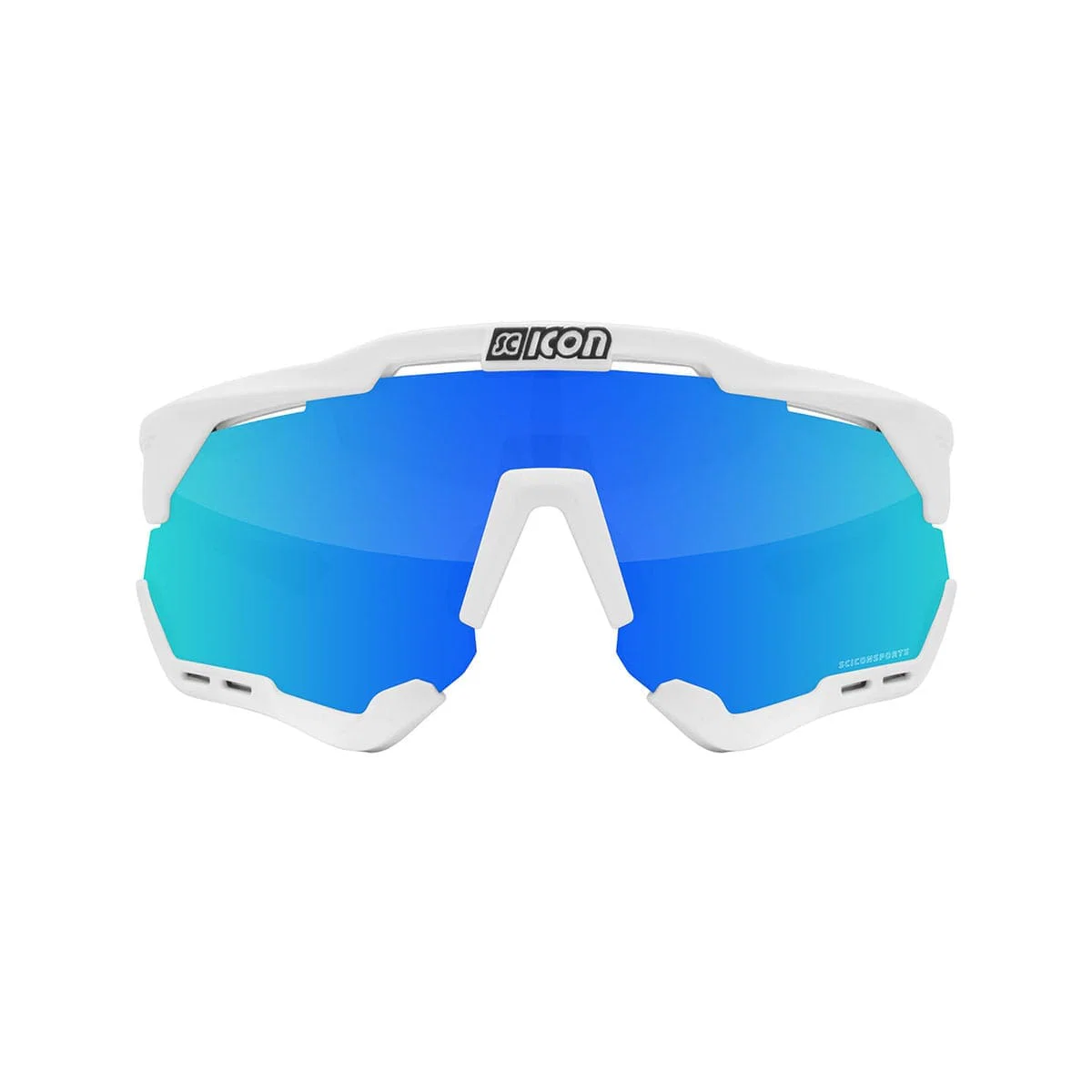 Okulary SCICON AEROSHADE XL White Iridium Blue - Image 2