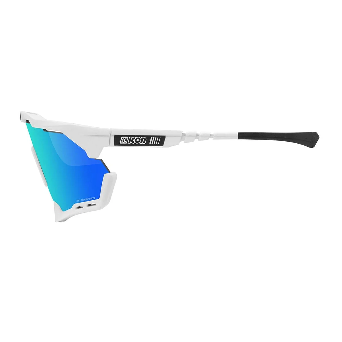 Okulary SCICON AEROSHADE XL White Iridium Blue - Image 3